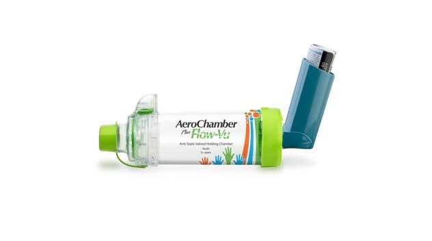 AeroChamber Plus Flow-Vu mit Mundstück KIDZ Produktabbildung