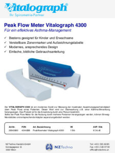 Broschüre: Vitalograph Peak Flow Master 4300